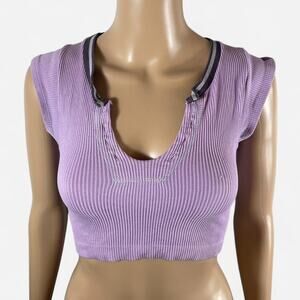 Soft ribbed crop top by